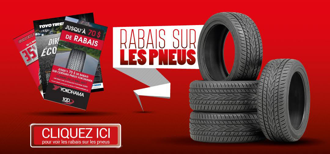 Rabais sur les pneus Ste-Foy